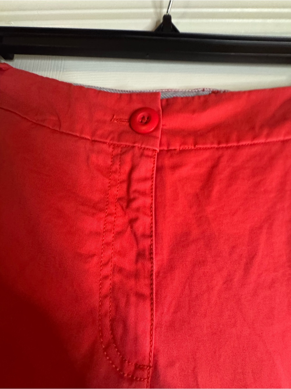 crown & ivy Bright Red Women's Chino Shorts - Picture 3 of 6